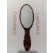 CARAVAN DIAMOND Hand Made Handle Mirror Tortoise Shell Color 7.9" Of Celluloid Acetate Material - Buy Online on GoSupps.com