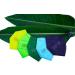 FFP2 Colored Mouth Protection Masks - 10 Pack Dark Green | Promedicalcare International Shipping - Buy Online on GoSupps.com