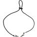 JIHUOO 2 Pcs Black Napkin Fixing Clips Adjustable Hat Strap Clips Bib Holders Clips Face Mask Lanyard Eyeglass Chains Holder for Adult - Buy Online on GoSupps.com