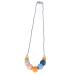 Baby Teething Chew Grade Safe Vibrant Colors Portable Necklace Food Silicone Teether 1 (Style 2) - Buy Online on GoSupps.com