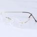 Buli reading glasses 1.00 Titan Glasses with a presumptuousness Ultra -light marginal optics reading aid Invisible computer glasses for men (color: gold size: +1.5)