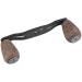 Carbon Fiber Fishing Reel Handle Set with Wood Knob - Replacement Kit - Buy Online on GoSupps.com