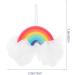Rainbow Shaped Cloud Bath Ball Baby Scrubber - Portable Body Sponge for Infants | International Shipping Available - Buy Online on GoSupps.com