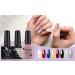VENALISA Blight Pink Gel Nail Polish Top Coat and Base Coat Set - Long Lasting, High Gloss Finish | No Wipe Tempered Top Coat | Low Odor Formula | AU16 - Buy Online on GoSupps.com