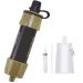 Aomiun water filter outdoor portable water filter outdoor survival camping hiking water filter Filter drinking water filter water filtration system water cleaner for emergency provision camping travel army green