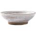 White Home Pasta Bowl 8.7in Large Ceramic Brown Edge Bowl Hotel Tableware Soup Bowl After-Dinner Fruit Salad Bowl for Catering and Home Kitchenware 22.3*12.5*7CM White
