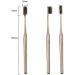 AD-BCRBgen 2/1 Deluxe Soft Bristle Toothbrush for Men - Gold Tooth Cleaning Care 2pcs White - Buy Online on GoSupps.com