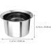 Chamber Pot Bedpan Stainless Steel Urine Pots Potty Urinal Urine Bucket Urinal Bottle for Kids Adults Camping Travel - Buy Online on GoSupps.com