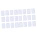TOVINANNA 60pcs Gel Pads for Abdominal Stimulators Gel Pads for Abdominal Toner Replacement Gel Pads Hydrogels Accessories ABS Sticker Patch White
