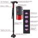 Canes Walking Stick Elderly Smart Lightweight Non Slip Multi Function Telescopic Aluminum Alloy Illuminated Handcuffs Exchange Singlefoot Practical (Singlefoot) Star of Light - Buy Online on GoSupps.com