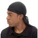 Wavebuilder Seamless Durag Black 2-Pack - Smooth Waves, Durable Material - Buy Online on GoSupps.com