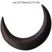 Halloween Moon Fork Wooden Hairpin Barrettes Hair Comb Hair Styling Tool Accessories Headbands Black - Buy Online on GoSupps.com
