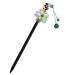 Mikinona Hanfu Hairpin Flower Tassel Wood Hair Sticks Chinese Hairpins Chinese Hair Sticks Hanfu Hair Stick Tassel Hair Stick Flower Hair Chopsticks Ebony Miss Hair up Chinese Style