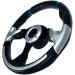 Pactrade Marine Boat Pontoon Non-Magnetic Steering Wheel - 12.5 Diameter, Aluminum Frame, Polyurethane Sleeves, Black - Buy Online on GoSupps.com