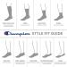 Champion Women's Double Dry Socks 6-Pack - Crew, Ankle, No Show - White/Grey/Black 5-9 - Buy Online on GoSupps.com