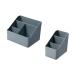 Anneome 2pcs Box Cosmetics Holder Jewelry Container Storage Box Desktop Toiletries Student