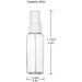 Refillable Portable Spray Bottle - 6 x 50ml Plastic Atomizer for Air Travel & Outdoor Sports - Buy Online on GoSupps.com