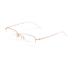 Riccie women's glasses against flashing lights and fatigue aspherical HD glasses made of pure titanium reading device Dioptrie +1.0 to +3.0.03 +2.0 +2.0 03