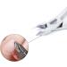 LUCANUS C type Cuticle Cutter Stainless Steel Cuticle Nippers with Hand-Sharpen Blades Cuticle Clippers for Nail Care Pedicure Manicure Nail Tools (Silver) - Buy Online on GoSupps.com