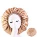 Satin Extra Large Sleep Cap 6-Pack - Jumbo Bonnet with Comfort Elastic Band - Buy Online on GoSupps.com