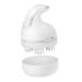Fomiyes 1stk scalp massage clerk Head massager Head massager Neck massage clock head massage brush massage device for the head electrical physiotherapy massage white