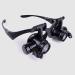 Magnifying Glasses Educational Hobby Magnifiers Head-Mounted Magnifier 10X 15X 20X 25X Double Eye Glasses Loupe Weamagnifying Glasses with Led Light for Watch Repair Jeweler Comfortable Anniversary - Buy Online on GoSupps.com
