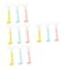 Minkissy 12 STK children's toothbrush Heated eye pads toothbrush made of silicone toothbrushes for children toothbrush toothbrush for children mouth cleaning tools for children
