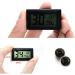 ARCELI 2-in-1 Digital LCD Thermometer Hygrometer for Reptiles Aquariums & Poultry - External Sensor - Black - Buy Online on GoSupps.com
