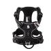 Truelove no pull dog harness reflective dog harness for dogs adjustable soft padded pet vest with simple operating handle TLH56512 XL Black