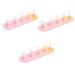 FRCOLOR 3 Sets Nail Practice Holder Nail Stands for Nail Painting Diy Display Stands for False Nail Tip Practice Nail Display Ear Piercing Kit Plastic Storage Box Manicure