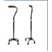 Soft Foam Offset Grip Walking Stick Telescopic Walking Stick Lightweight Portable Height Adjustable Crutch Balancing Mobility Aid for Senior Men and Women Bathing in Sunlight