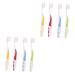 Healvian 8 STK toothbrushes for children toddler oral children toothbrush baby toothbrush baby toothbrush children's toothbrush tools for oral care silver sion training brush pregnant woman