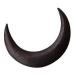Halloween Moon Fork Wooden Hairpin Barrettes Hair Comb Hair Styling Tool Accessories Headbands Black