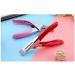 PSGS 2 Colors U-Shaped False Tips Trimmer Manicure Cutter Tool Stainless Steel Acrylic UV Gel False Nail Tip Clipper Scissors (Color : Pink) - Buy Online on GoSupps.com