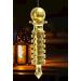 Jet Quality 6 Plate Ring Brass & Plated Metal Isis Pendulum - Healing Dowsing Tool A++ | Shop Internationally - Buy Online on GoSupps.com