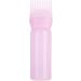 Root Comb Applicator Bottle Hair Dye Bottle for Hair Dye Bottle Applicator Brush with Graduated Scale(3 colors for your choice)(Pink) - Buy Online on GoSupps.com