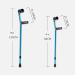 PSMPENG LRVTREC Forearm Crutches Adjustable Pair of Lightweight Forearm Walking Crutches 14 Gears Adjustable Walking Sticks 84-116cm Healthcare Mobility Lightweight Arm Crutch - Buy Online on GoSupps.com