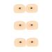 Beavorty 3 sets Blank Thick Portable Board Up Eyeshadow Fake Training Makeup Make of Artificial Professional 6.9x5.2cmx3pcs Assorted Colorx3pcs
