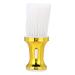 Portable Hairdresser's Dust Brush: Professional Hair and Neck Sweeping Tool for Salon and Home Use (Gold)