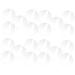TEHAUX 80 Pcs Acrylic Round Sheet Cake Pan Clear Ornaments Circle Acrylic Blanks Multifunction Pallet - Buy Online on GoSupps.com