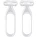 MAGICLULU Kit De Rasage Manuel Pour Aisselles Et Corps Pour Femmes Rasoir Pour Le Corps Et Les Jambes Outil De Soins De Beaut Gris 13x5cm Gris