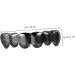 Halloween Tooth Replacement Costume Set - 2 Dental Prostheses Accessories for Adults | Removable Single Tooth Decoration for Cosplay & Punk Style | Black - 5x1cm (2pcs) - Buy Online on GoSupps.com