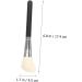 1pc Makeup Brush Portable Powder Brush Blush Powder Brush Loose Powder Brush Foundation Blush Makeup Foundation Brush Cosmetic Tool Artificial Fiber Face Tool Brush Travel - Buy Online on GoSupps.com