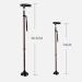 Walking Stick Crutches Multifunctional Crutch for Elderly Four Foot Lightweight Aluminum Alloy Adjustable Crutches Canes Run forward - Buy Online on GoSupps.com