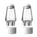 2pack 2pack 2 in 1 hair oil applicator and scalp massage device Hair oil applicator Scalp massage massage device for hair growth for hair essential oil 2-pack white