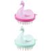 Tovinanna 4-Piece Curly Hair Massage Shampoo Brush Set | Scalp Massage & Hair Growth Shower Head | Ideal for Kids & Adults - Buy Online on GoSupps.com