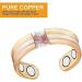 Yinox Magnetic Therapy Ring for Arthritis - 99.9% Pure Copper Jewelry for Men & Women | 3-Piece Set for Carpal Tunnel & Joint Pain Relief (57.5 mm) - Buy Online on GoSupps.com