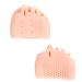 BOSREROY Soft Bunion Correction 5-Hole Toe Spacers Ergonomic Toe Straighteners for Hammer Pedicure Forefoot Relievers 2-Pack Separators - Buy Online on GoSupps.com