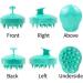 Ithyes Silicone Shampoo Brush & Scalp Massager - 2 Pack (Green/Pink) | Improve Blood Circulation for Men Women & Pets - Buy Online on GoSupps.com
