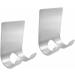 Alipis 4-Piece Self-Adhesive Bathroom Hooks - Razor Holder & Shaver Hook for Wall Storage - Buy Online on GoSupps.com
